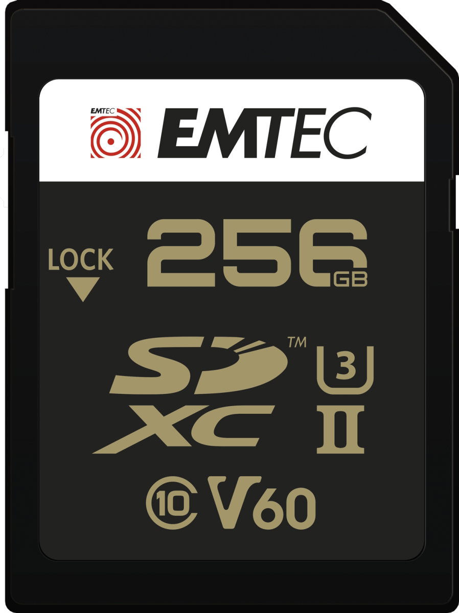 Emtec SDXC 256GB UHS-II V60 SpeedIN Pro+
