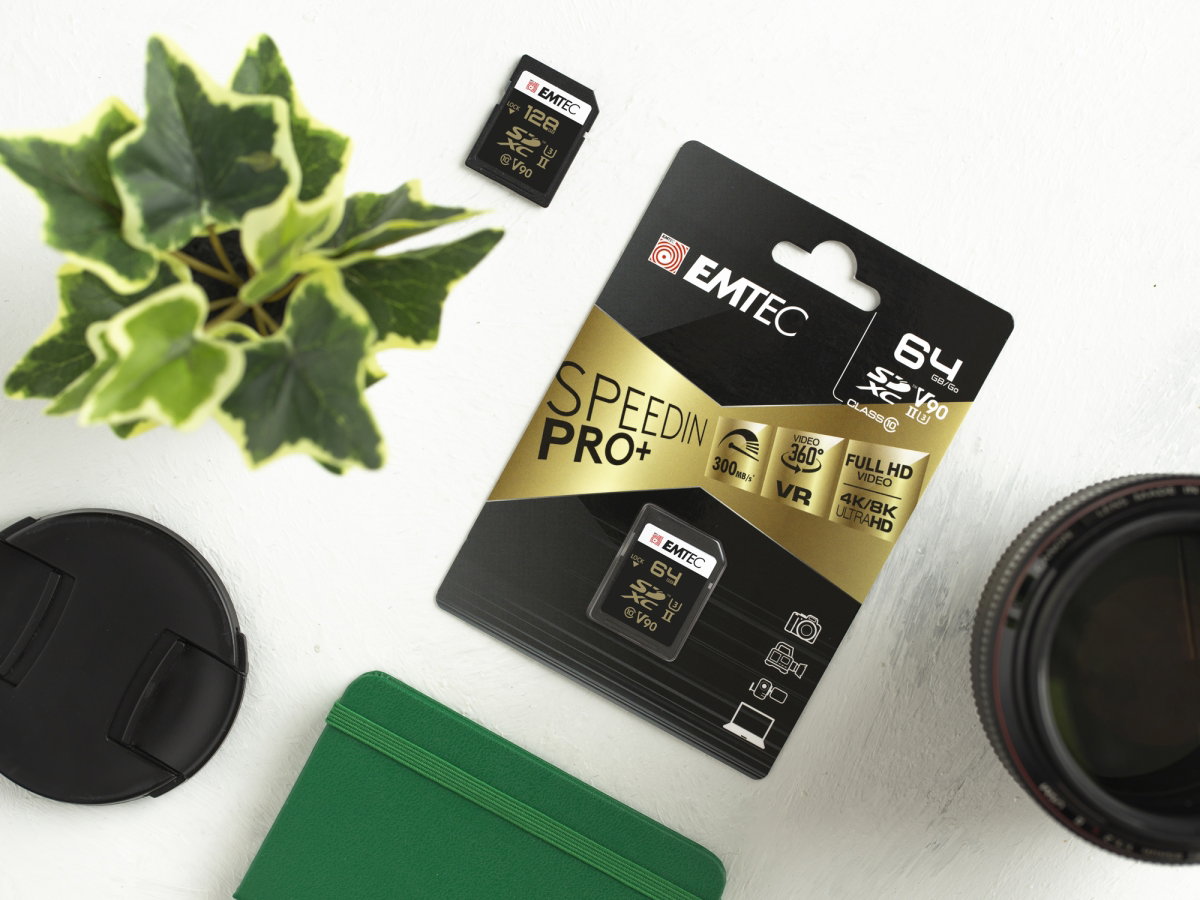 Emtec SDXC 256GB UHS-II V90 SpeedIN Pro+