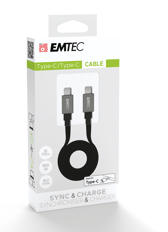 Emtec Cable Type-C to Type-C 1.2m