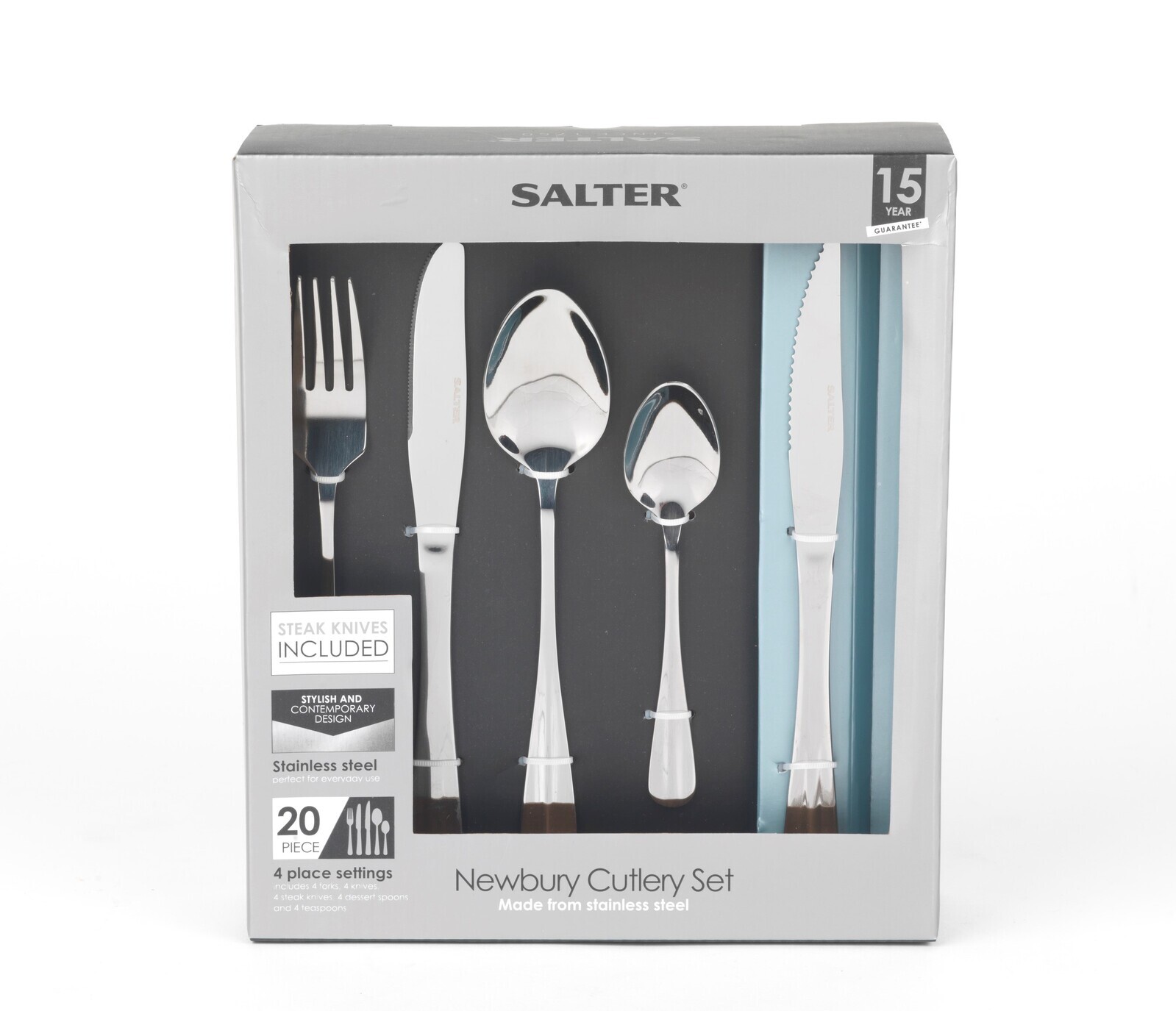 Salter BW086282EU7 Newbury Cutlery Set 20 Piece