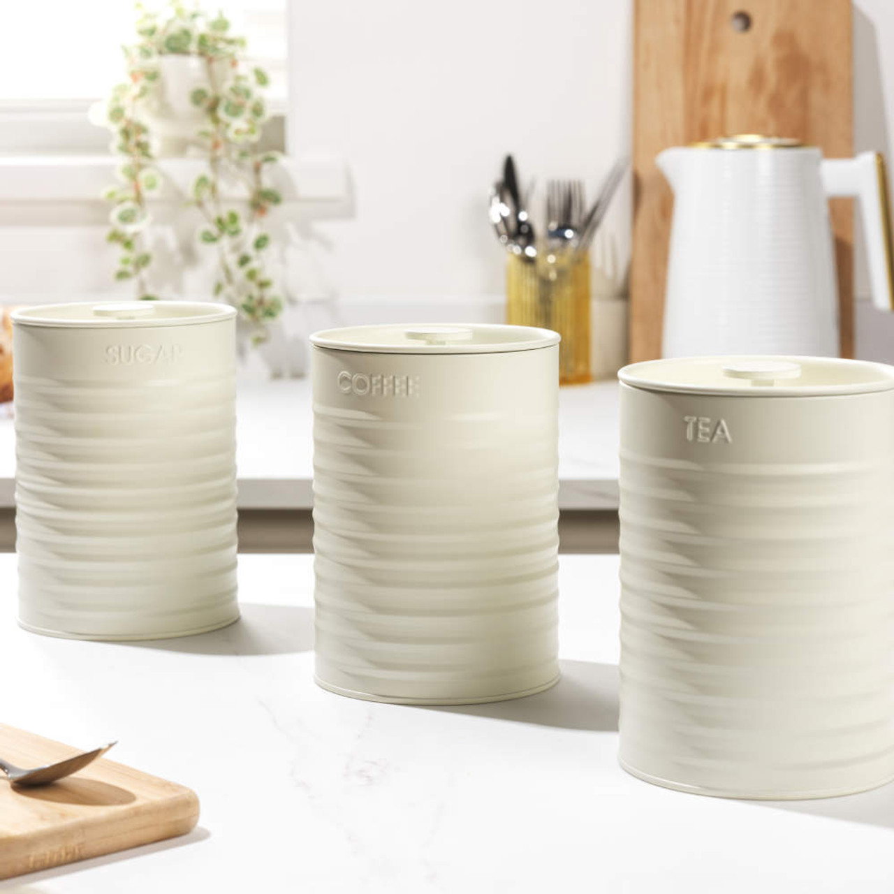 Russell Hobbs RH03268CEU7 3-Piece Countertop Canister Set
