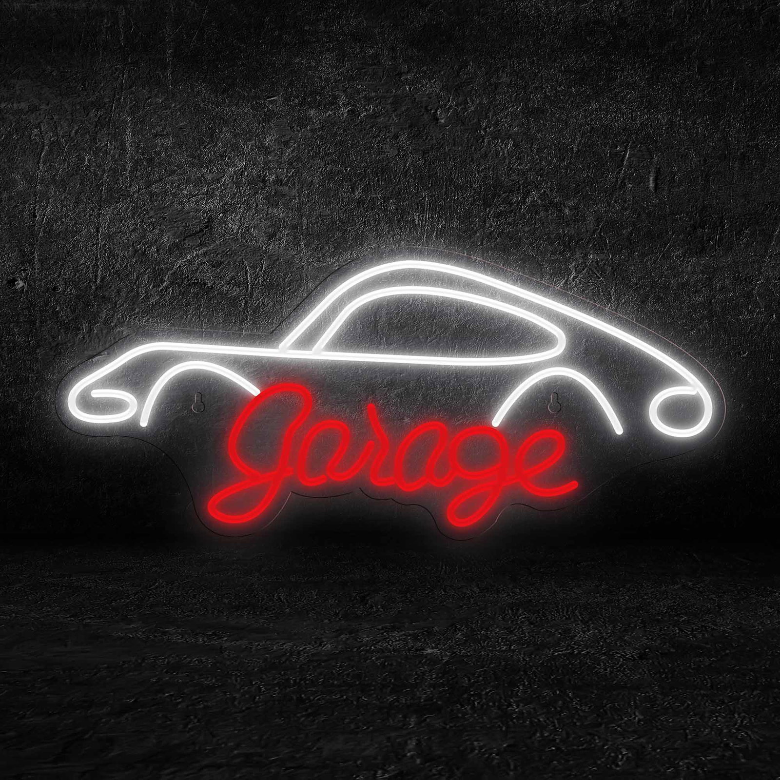 Manta SNL95WH Style Neon Lights Garage white-red
