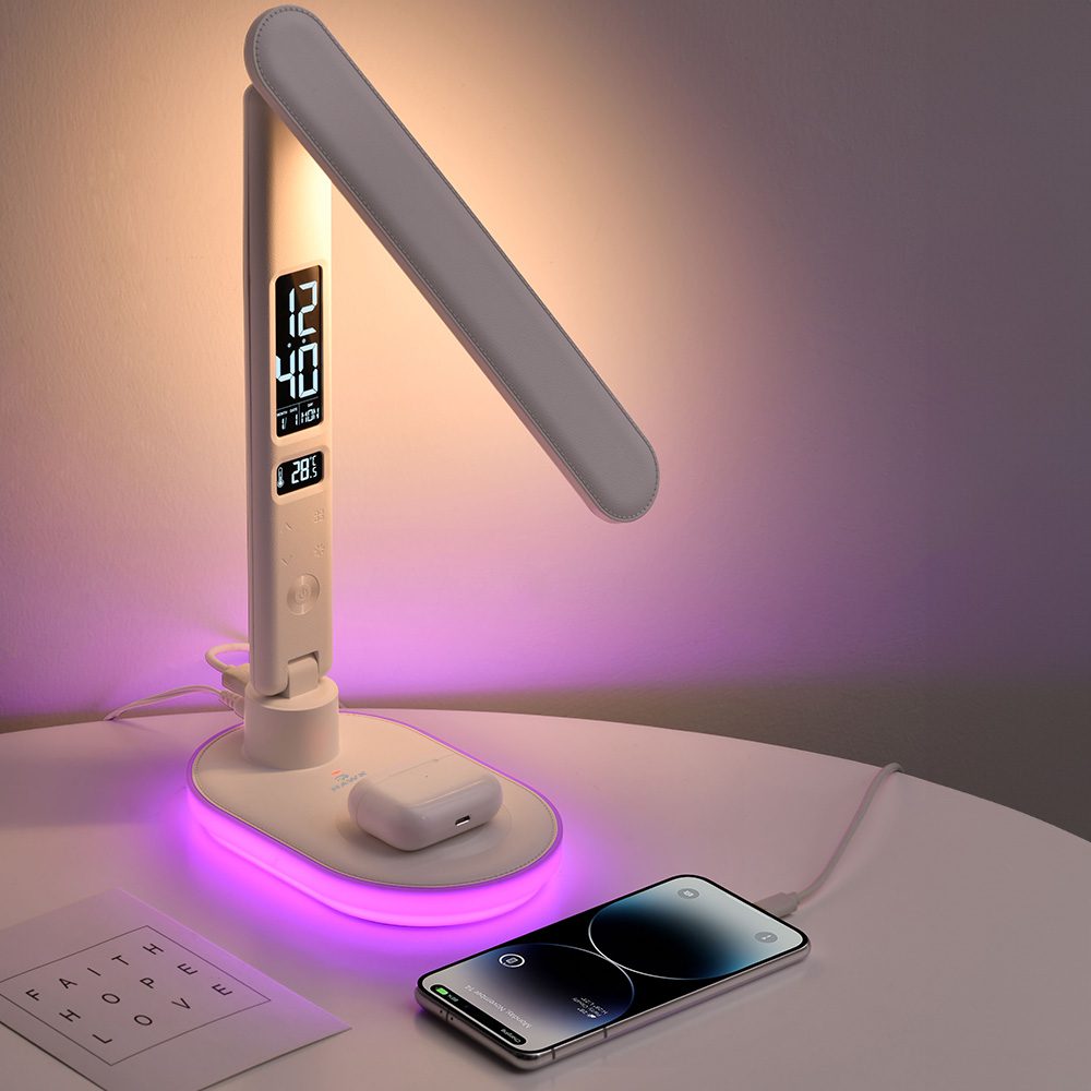Hawk HW-LAMP03 LED Desk Lamp White RGB
