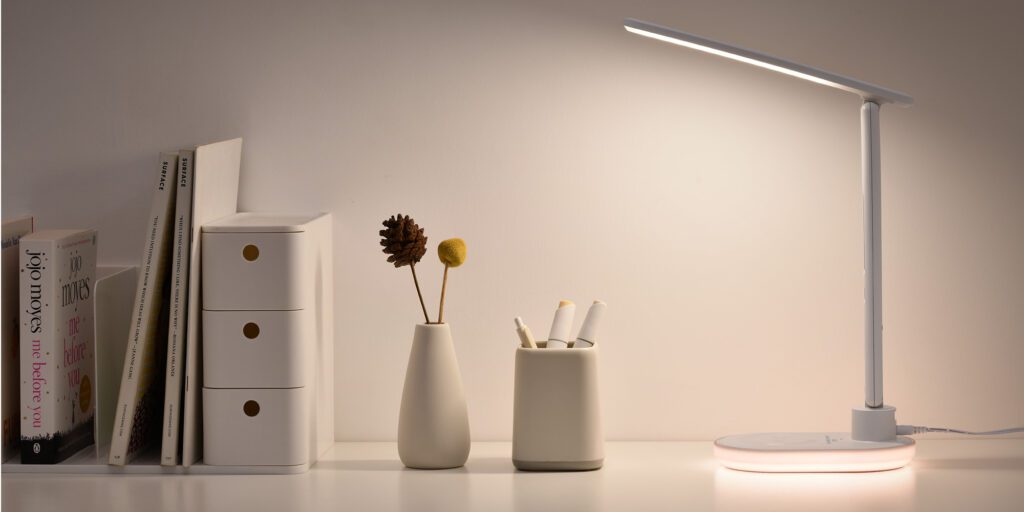 Hawk HW-LAMP03 LED Desk Lamp White RGB