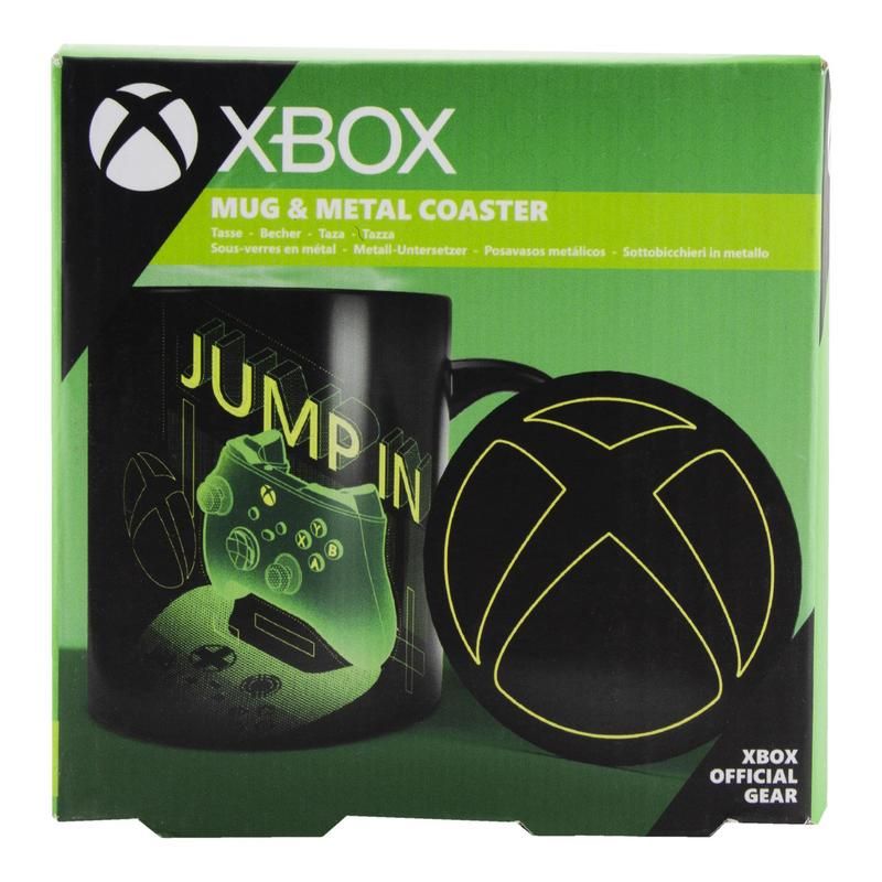 Paladone Microsoft Xbox Mug and Metal Coaster