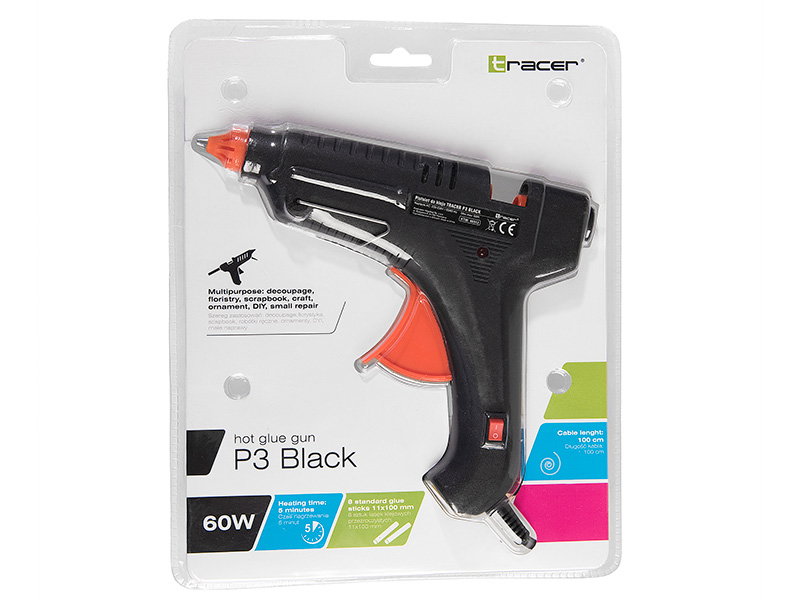 Tracer 46512 Glue Gun P3 Black