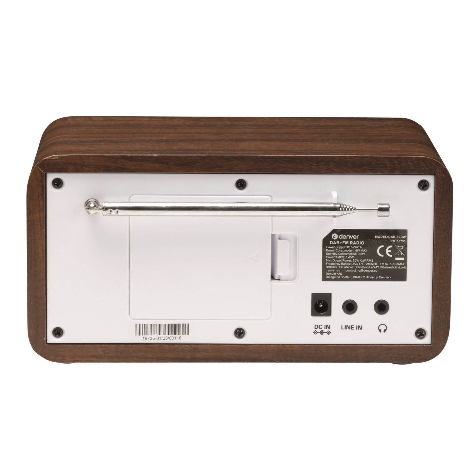 Denver DAB-30DW Dark Wood