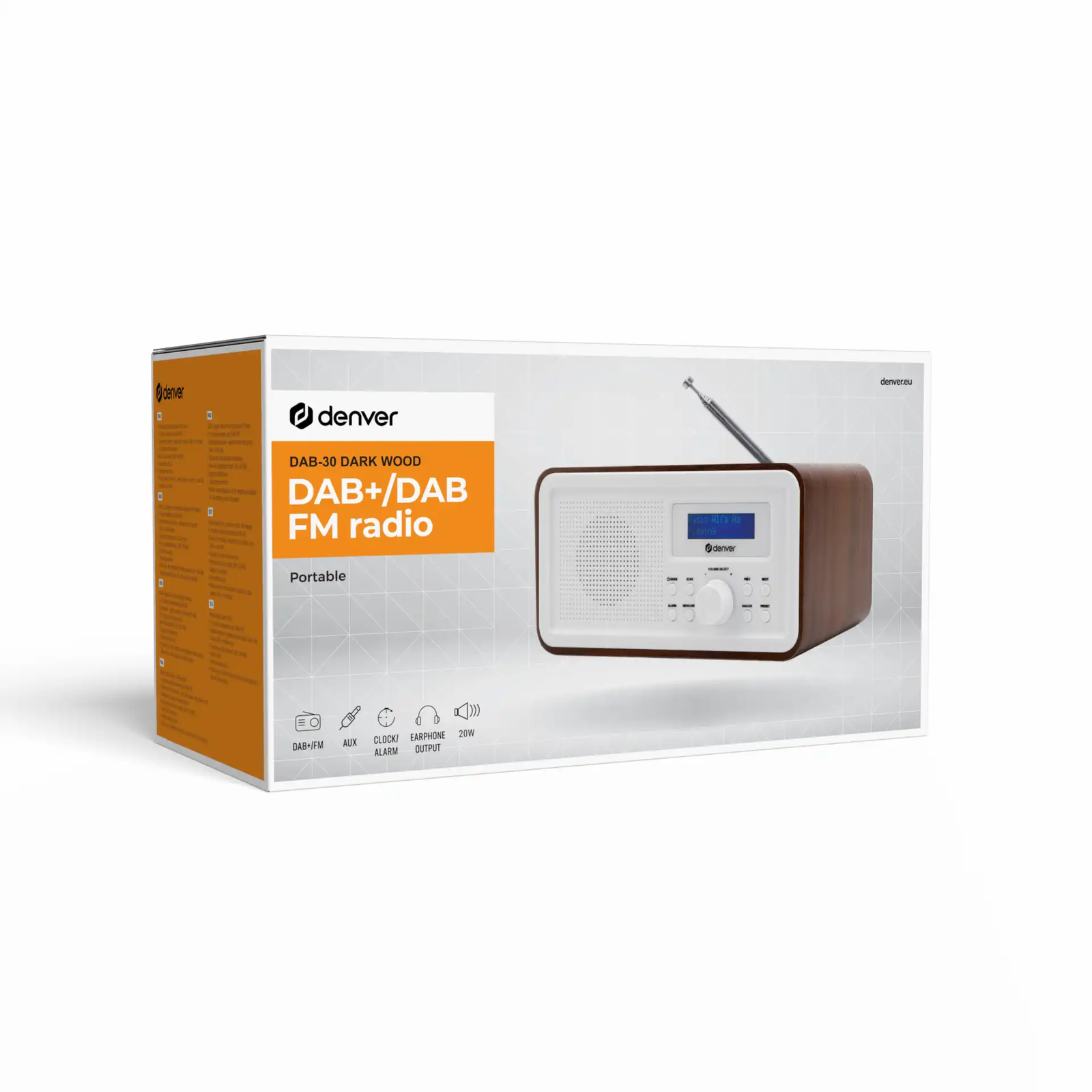 Denver DAB-30DW Dark Wood