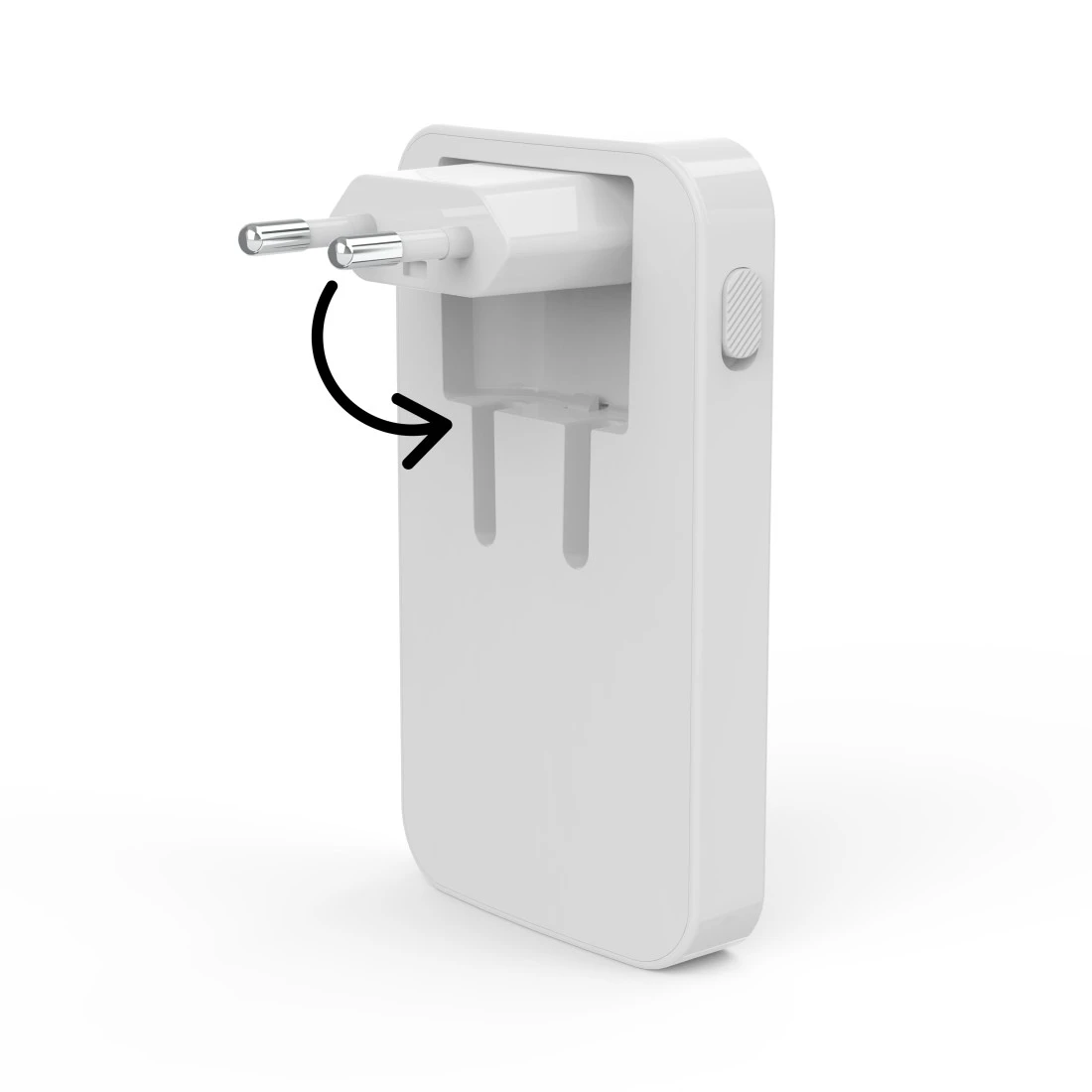 Hama 00201976 Flat Charger 220V With 2xUSB-C/USB-A 65W White