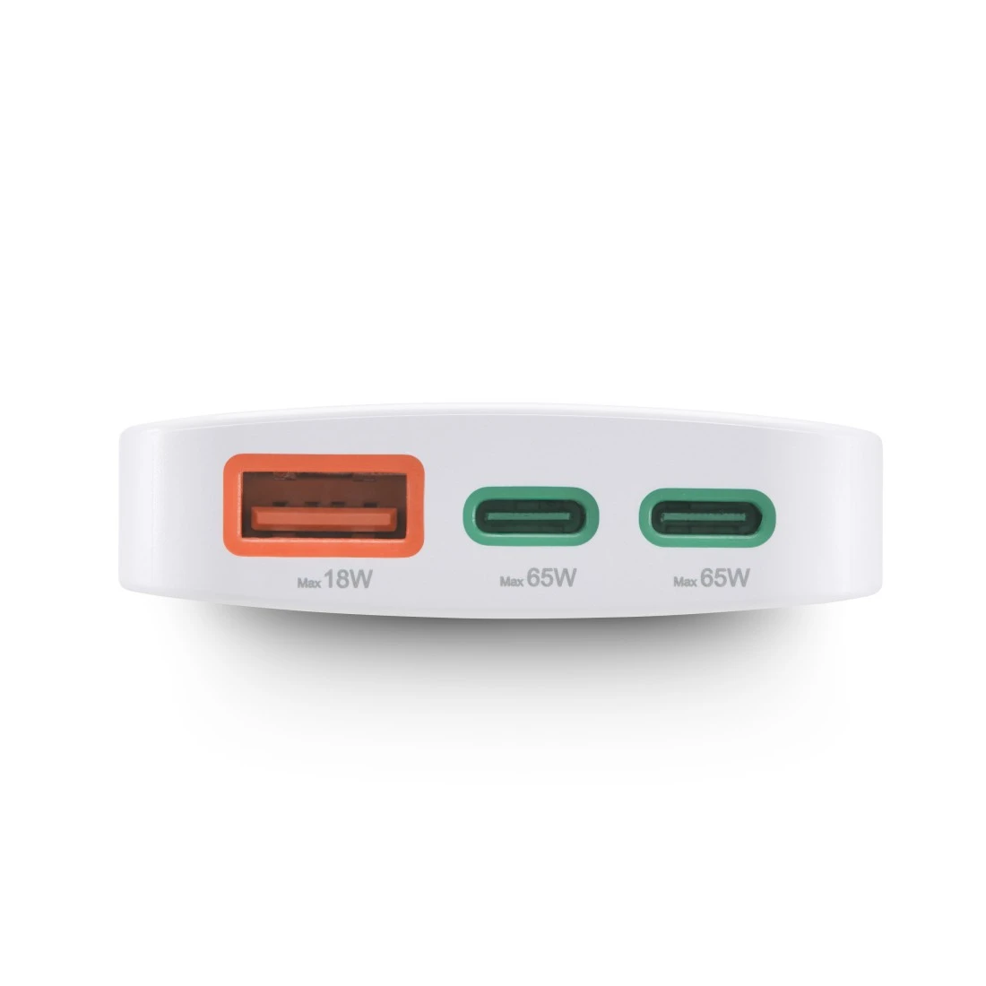 Hama 00201976 Flat Charger 220V With 2xUSB-C/USB-A 65W White