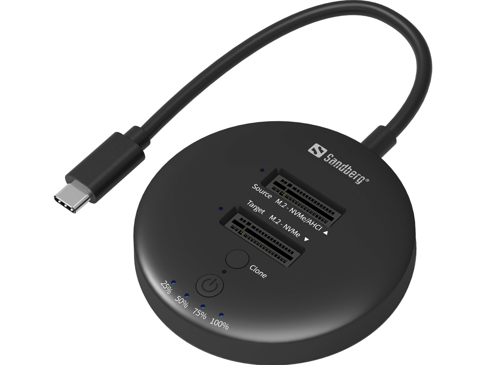 Sandberg 136-72 USB 3,2 Cloner Dock for NVMe M.2 SSD
