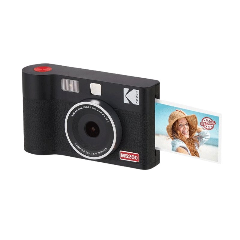 Kodak Mini Shot 2 Era Instant Camera and Printer Black KOCAMMS200B