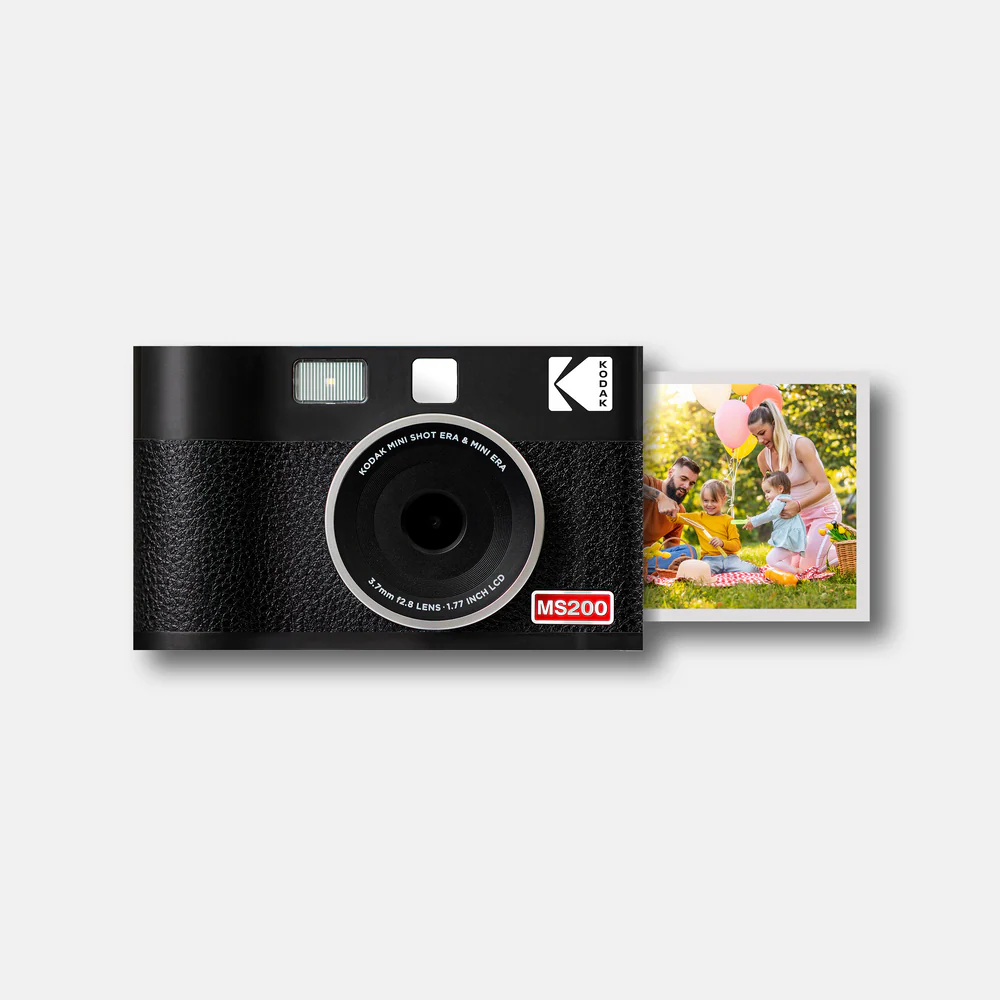 Kodak Mini Shot 2 Era Instant Camera and Printer Black KOCAMMS200B