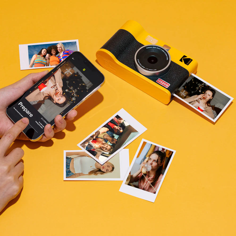 Kodak Mini Shot 2 Era Instant Camera and Printer Black KOCAMMS200B