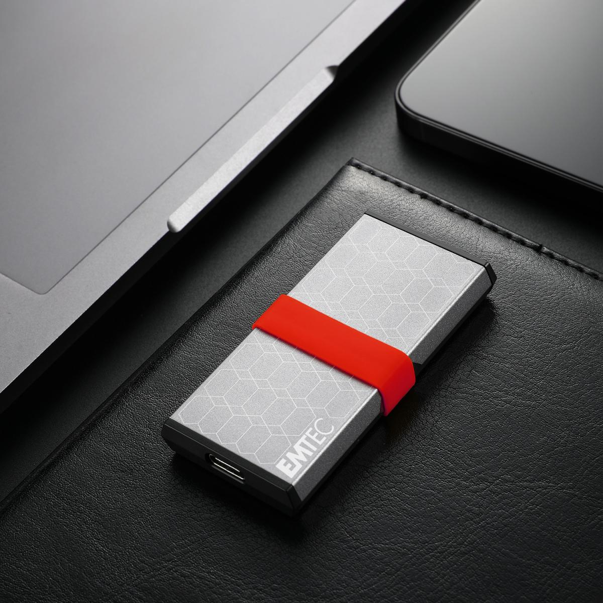 Emtec SSD 3D NAND/USB-C 3.2Gen2 X205 512GB Mini Portable SSD
