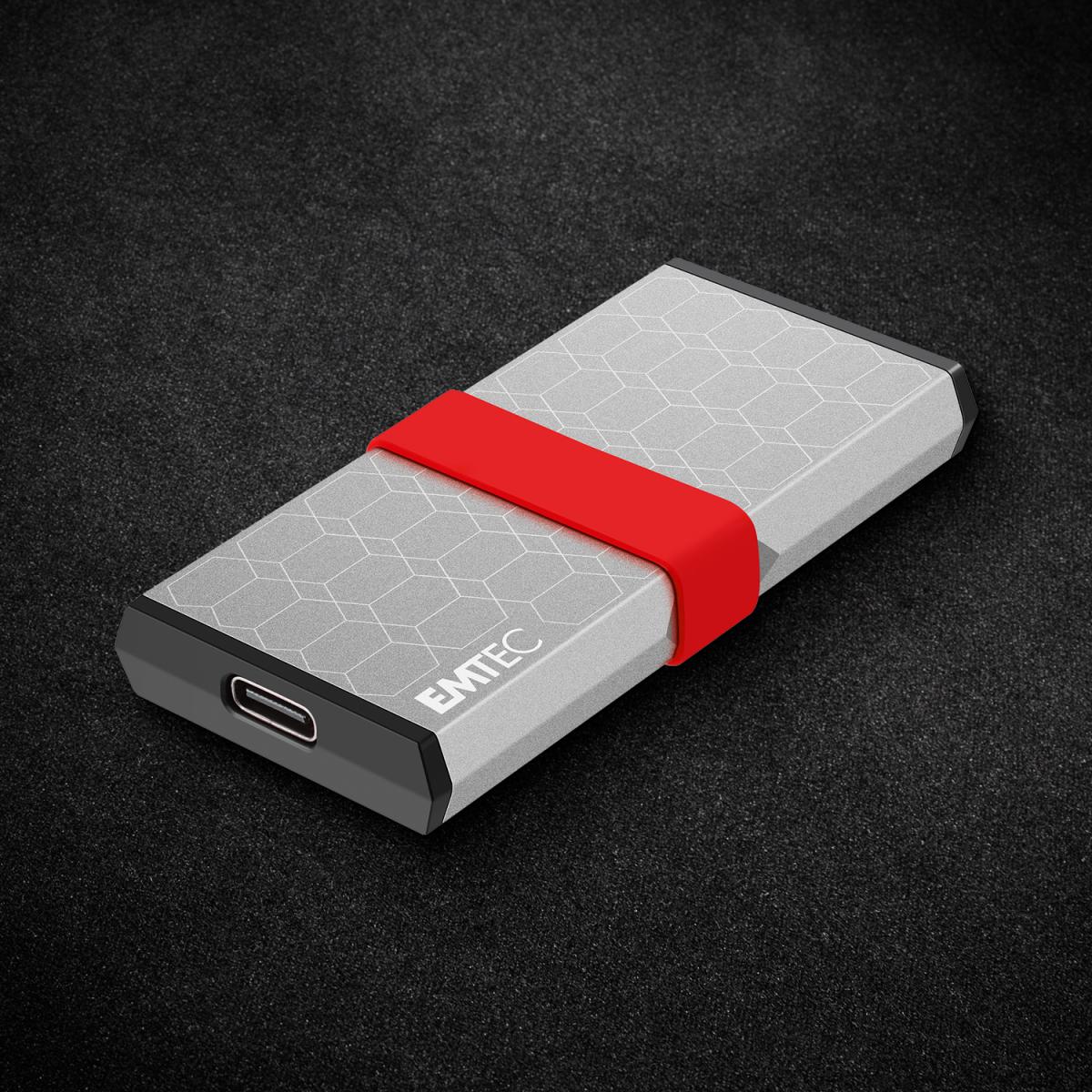Emtec SSD 3D NAND/USB-C 3.2Gen2 X205 512GB Mini Portable SSD