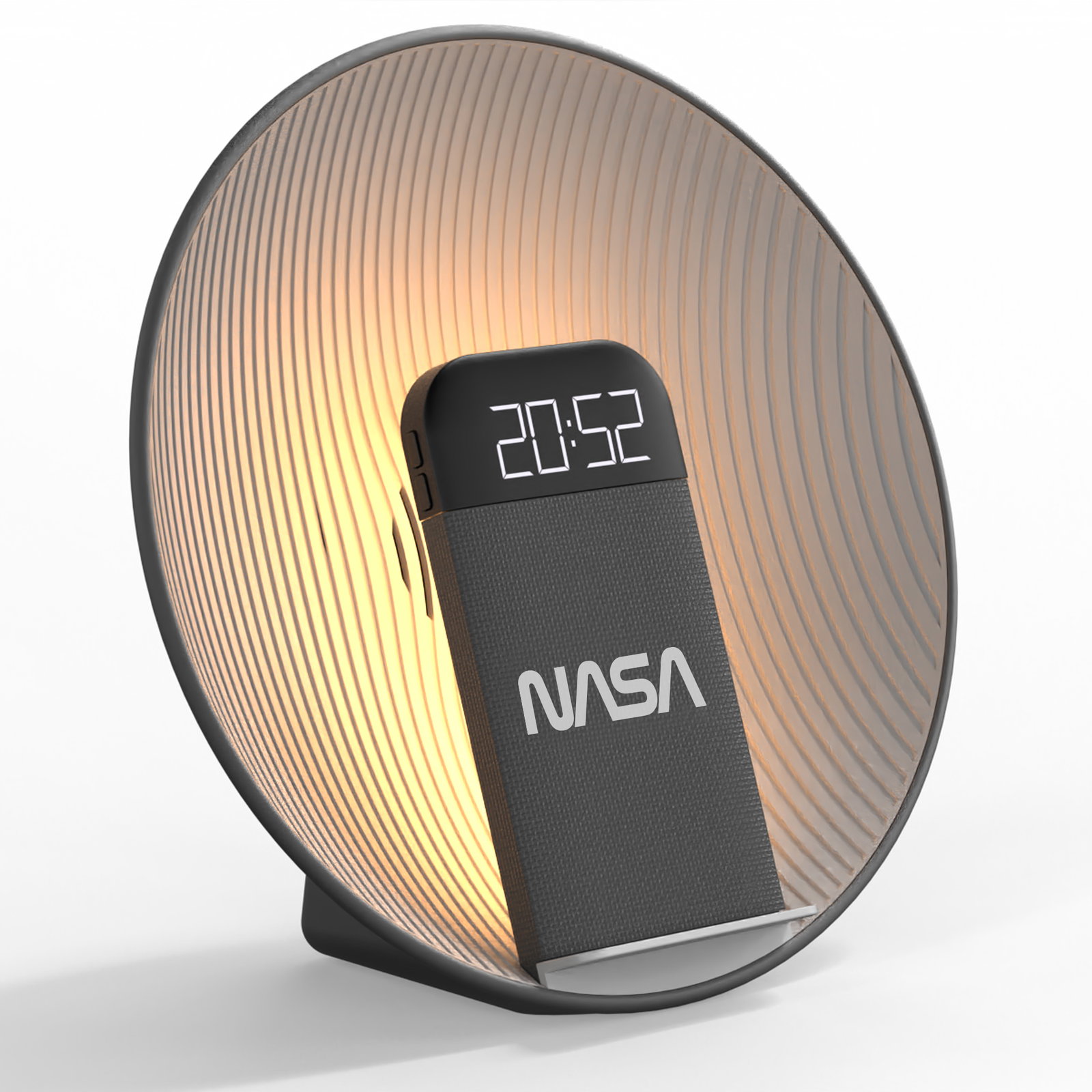 NASA SPC600 Bluetooth Speaker/ Alarm Clock/ Wireless Charger