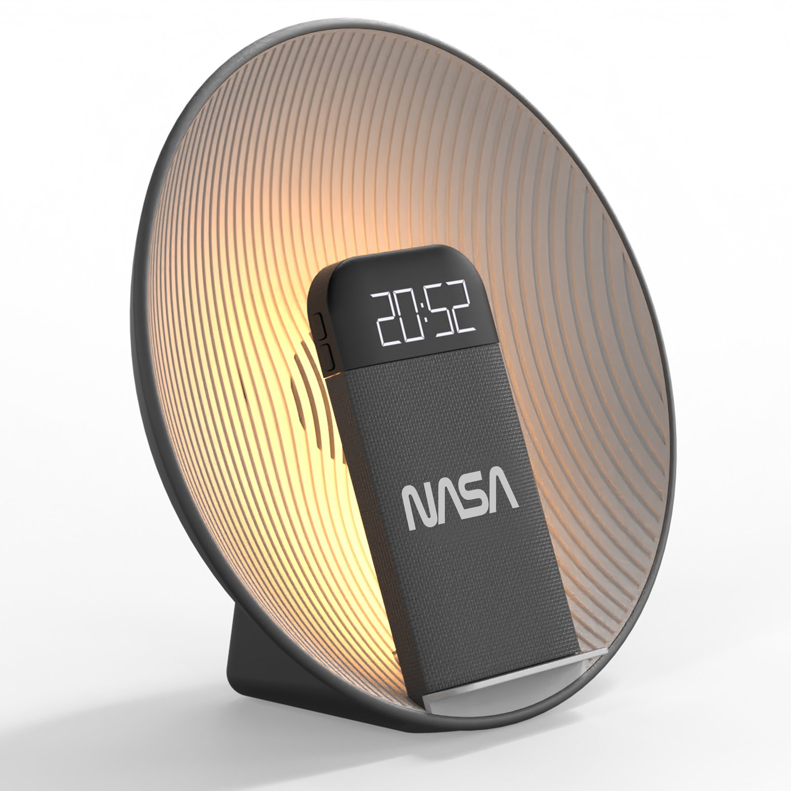 NASA SPC600 Bluetooth Speaker/ Alarm Clock/ Wireless Charger