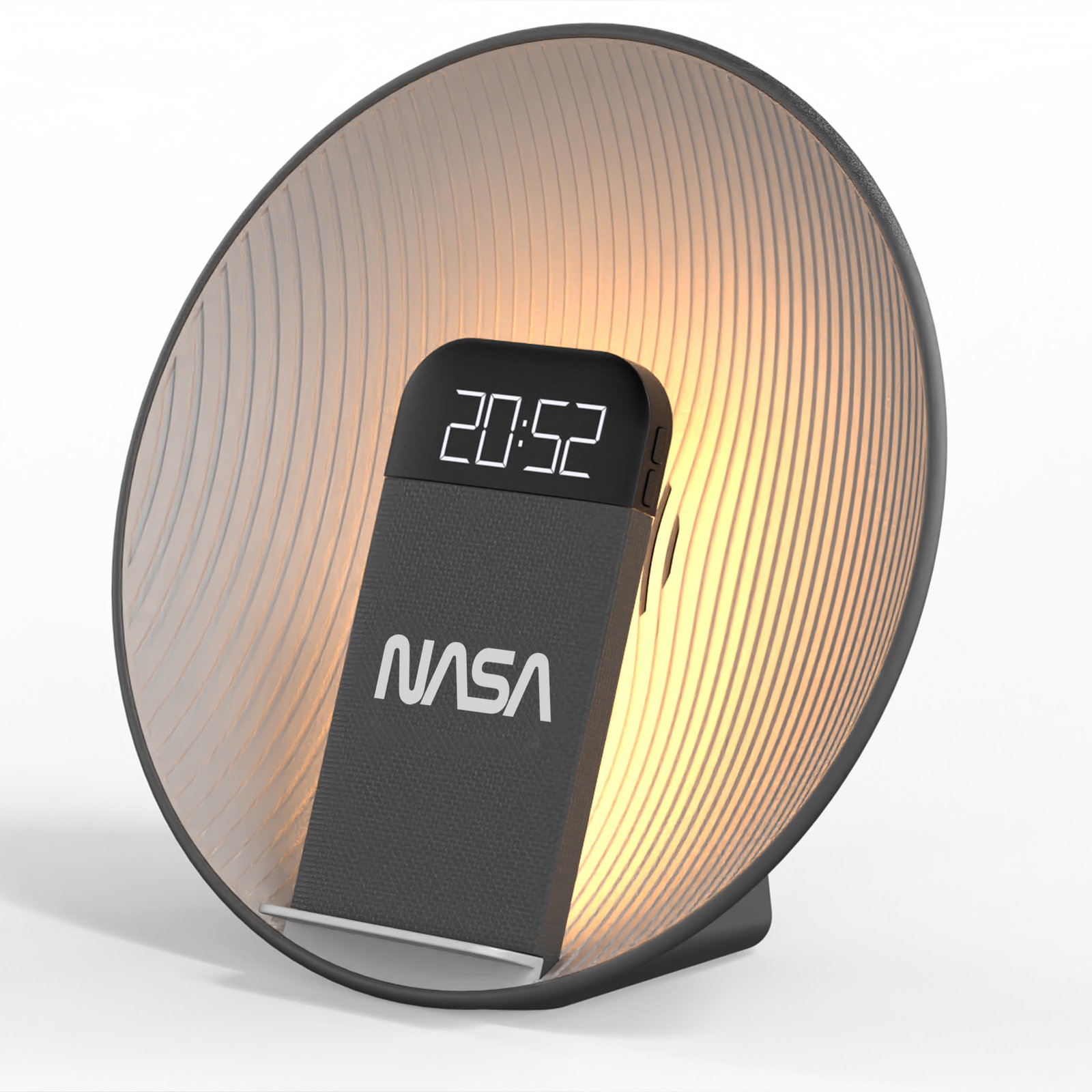 NASA SPC600 Bluetooth Speaker/ Alarm Clock/ Wireless Charger