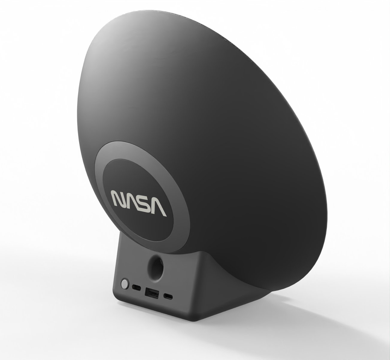 NASA SPC600 Bluetooth Speaker/ Alarm Clock/ Wireless Charger
