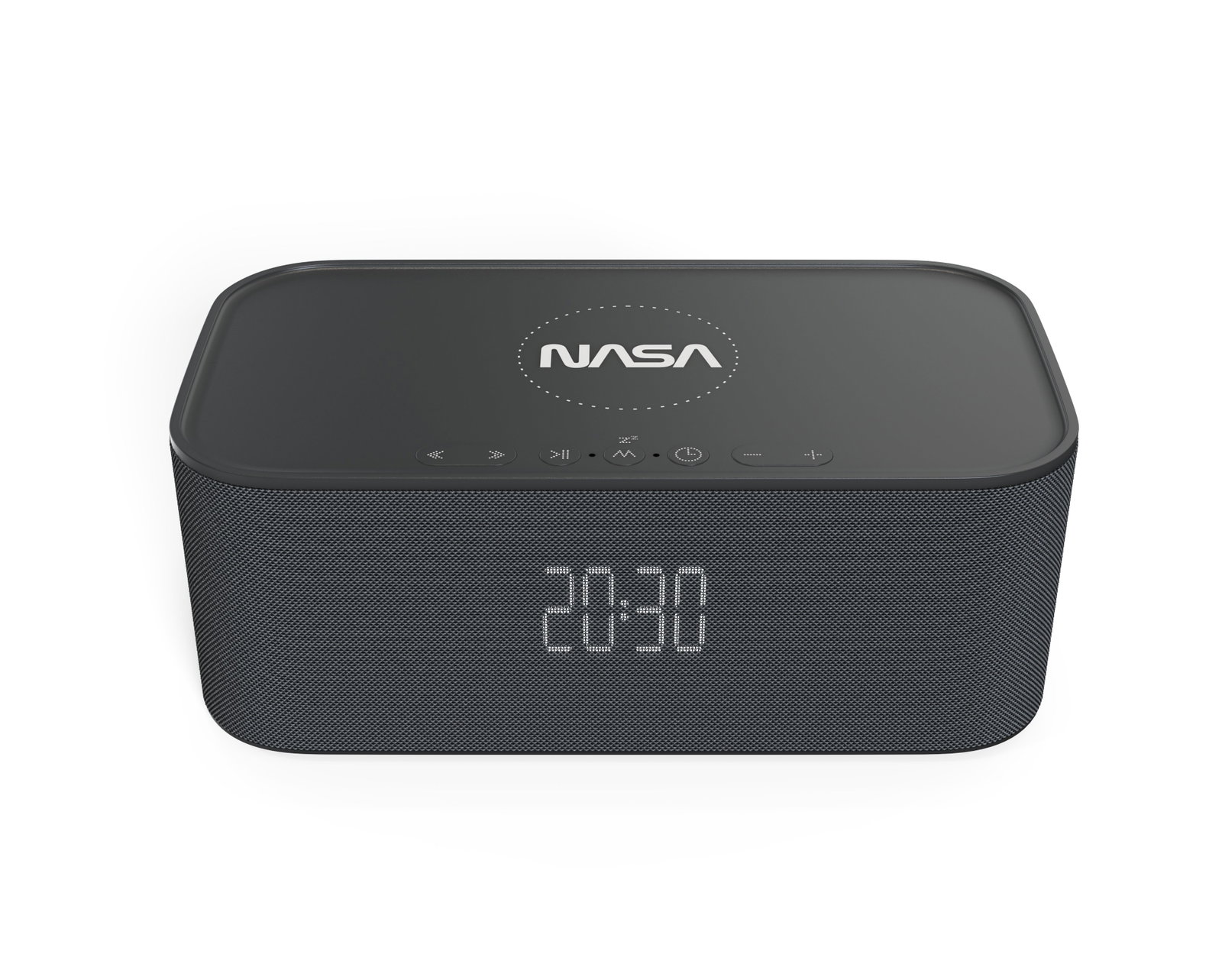 NASA SPC800 Bluetooth Speaker/ Alarm Clock/ Wireless Charger