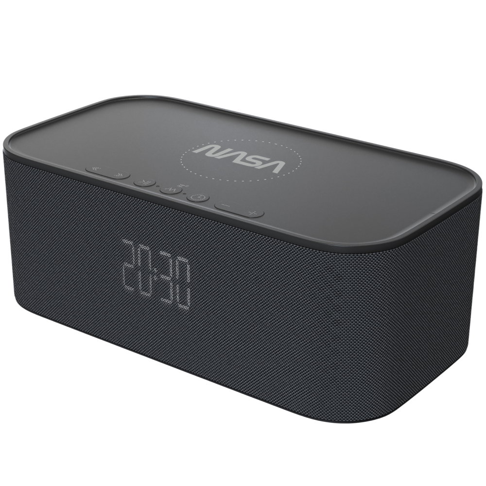 NASA SPC800 Bluetooth Speaker/ Alarm Clock/ Wireless Charger