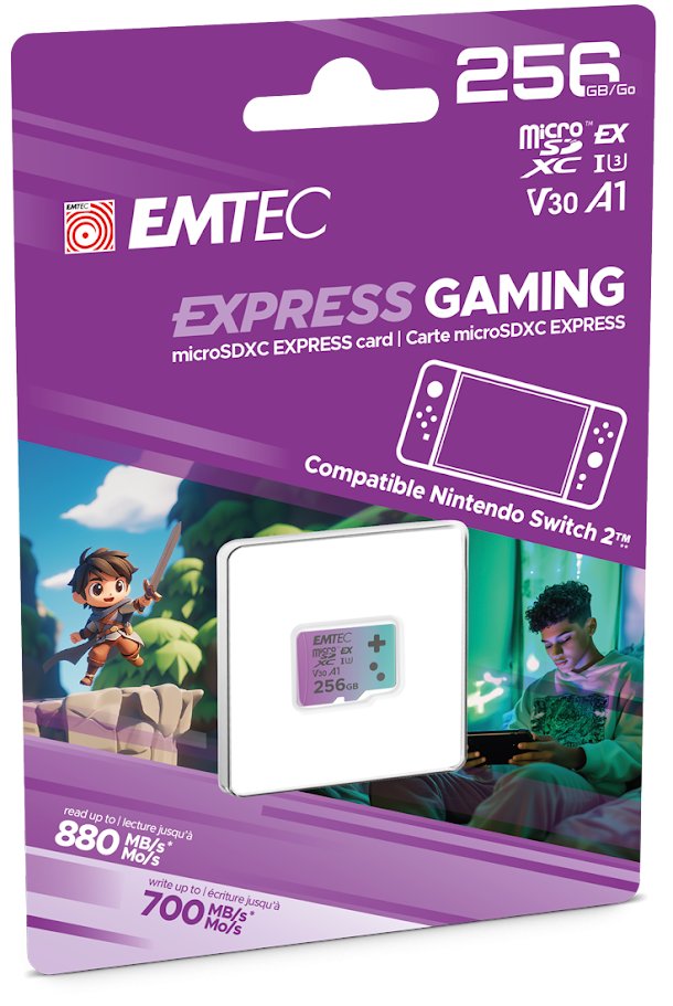 Emtec SDXC 256GB Express Gaming UHS-I V30 A1