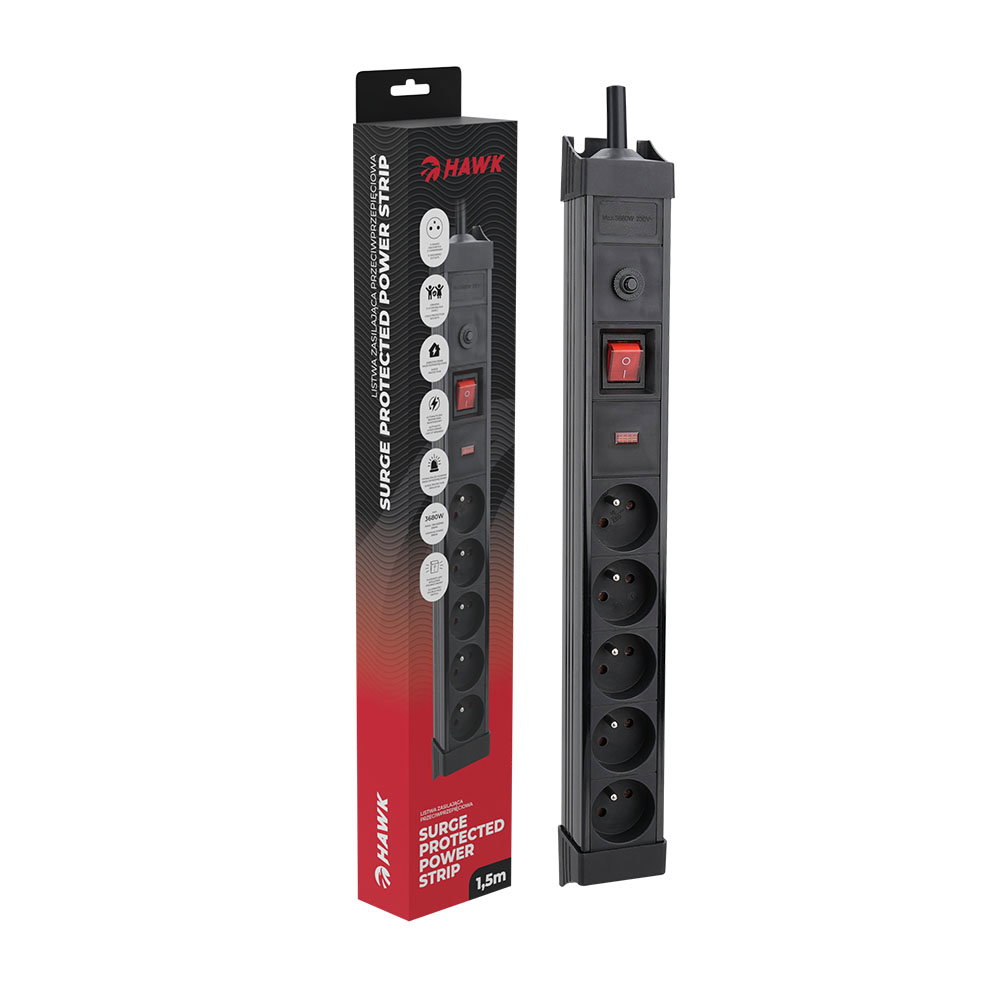 Hawk HWPS502BK 1,5m