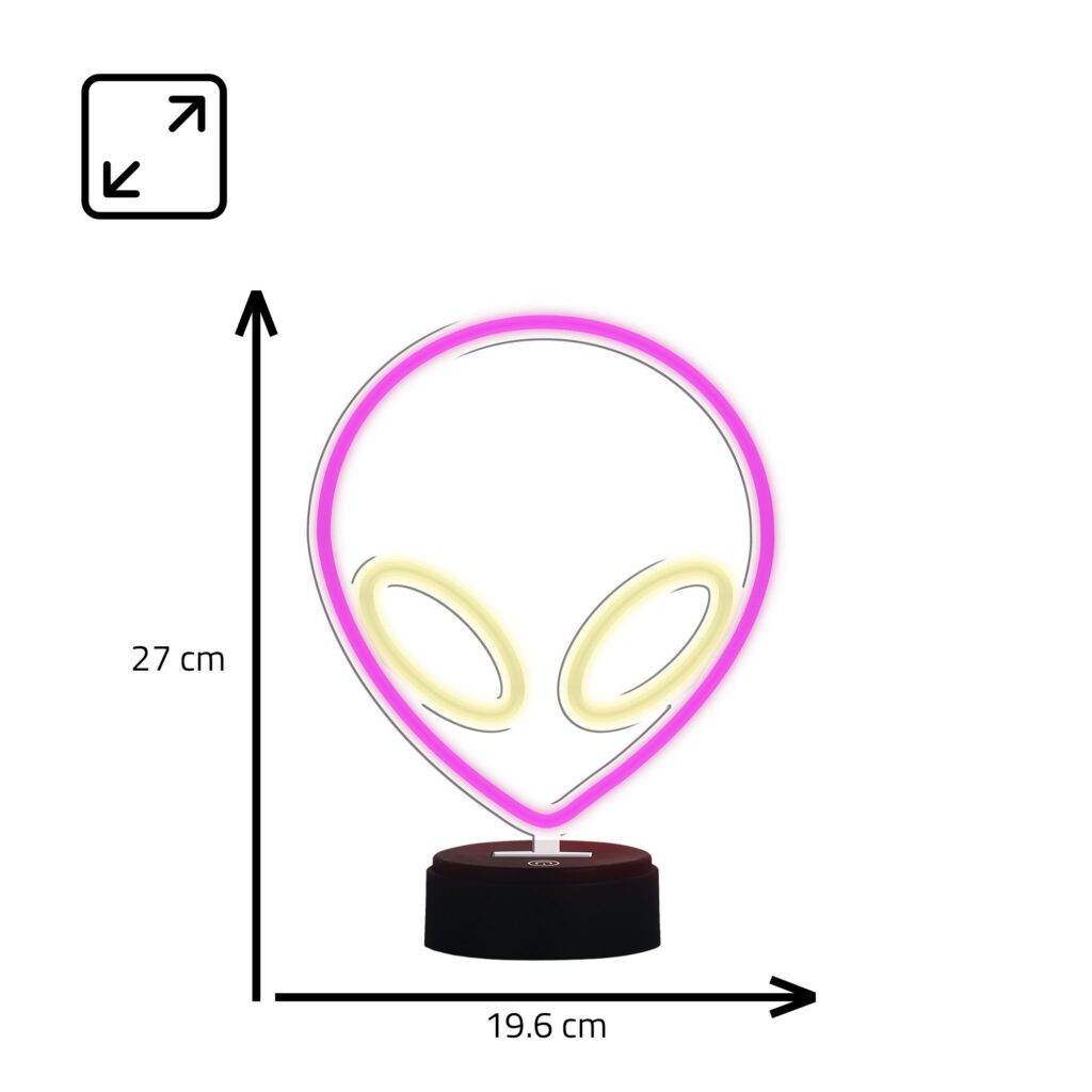 Manta SNL86PK Style Neon Lights UFO Pink