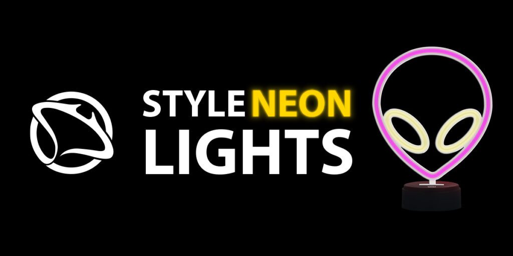 Manta SNL86PK Style Neon Lights UFO Pink