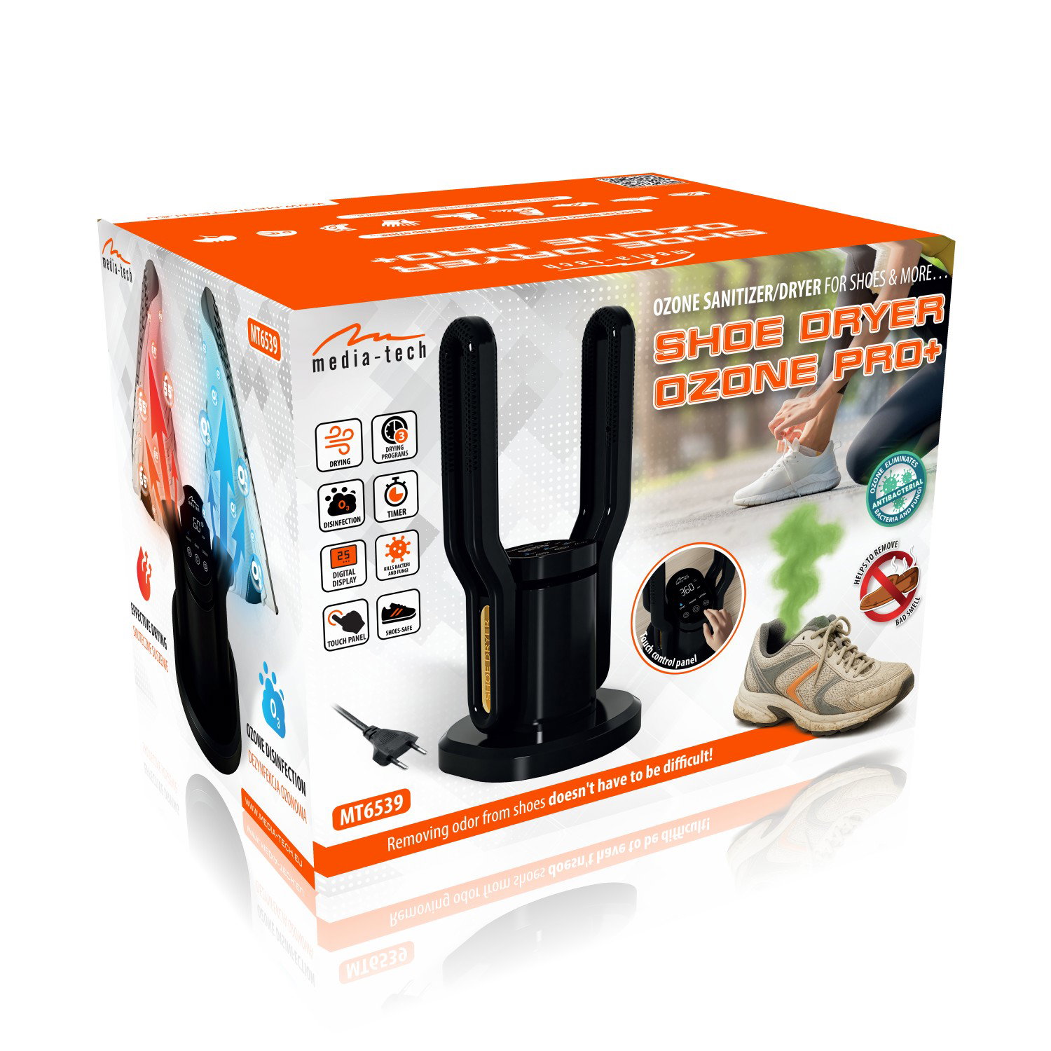 Media-Tech MT6539 Shoe Dryer Ozone Pro+