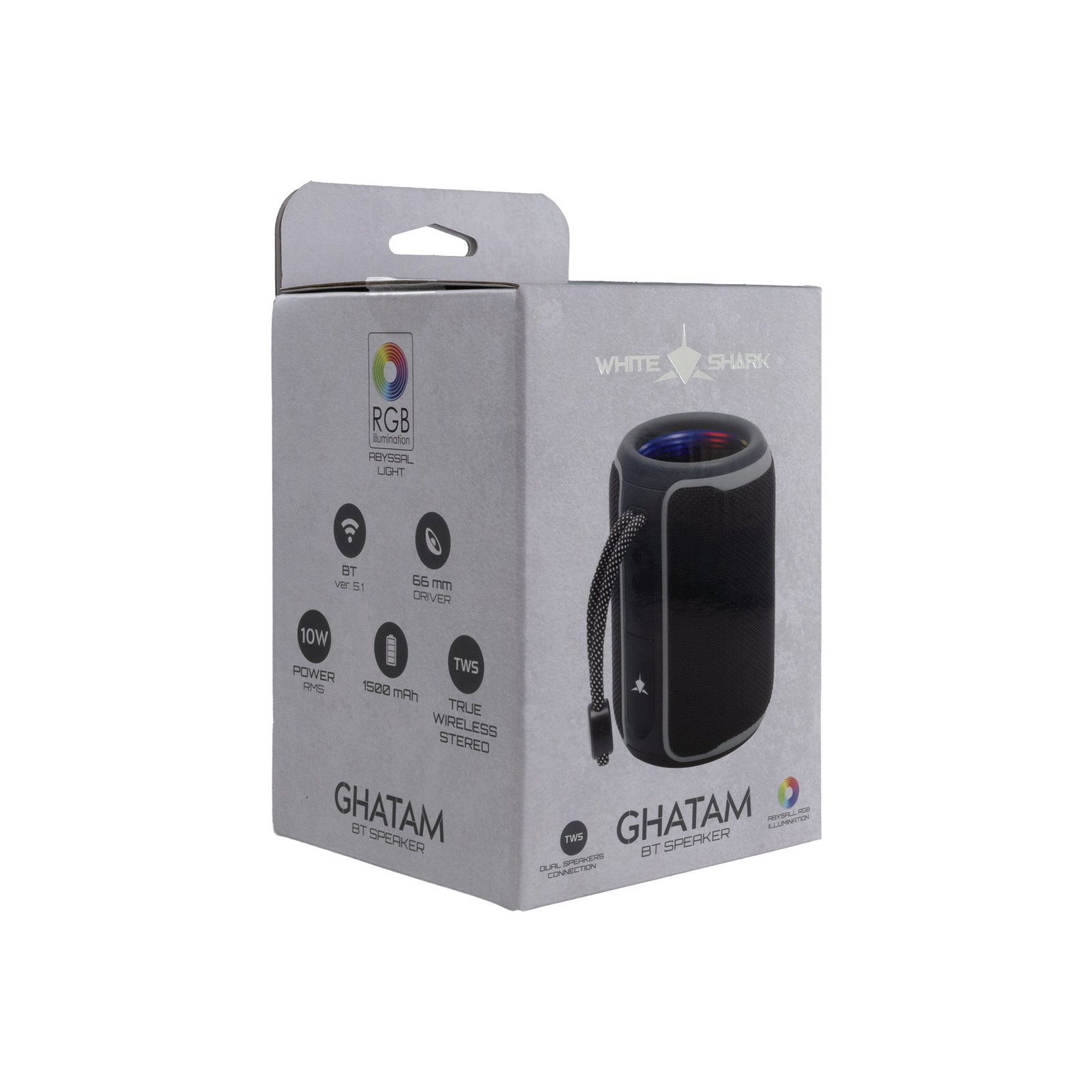 White Shark GBT-3007 Ghatam Black/Grey