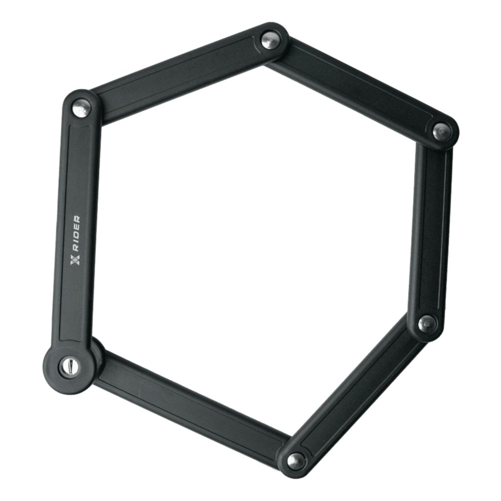 XRIDER XR00FL01 Segmented Folding Bike Lock for Frame