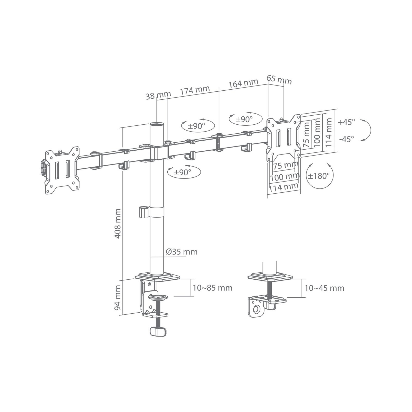 Sbox LCD-352/2-3 (17-32/2x10kg/100x100)