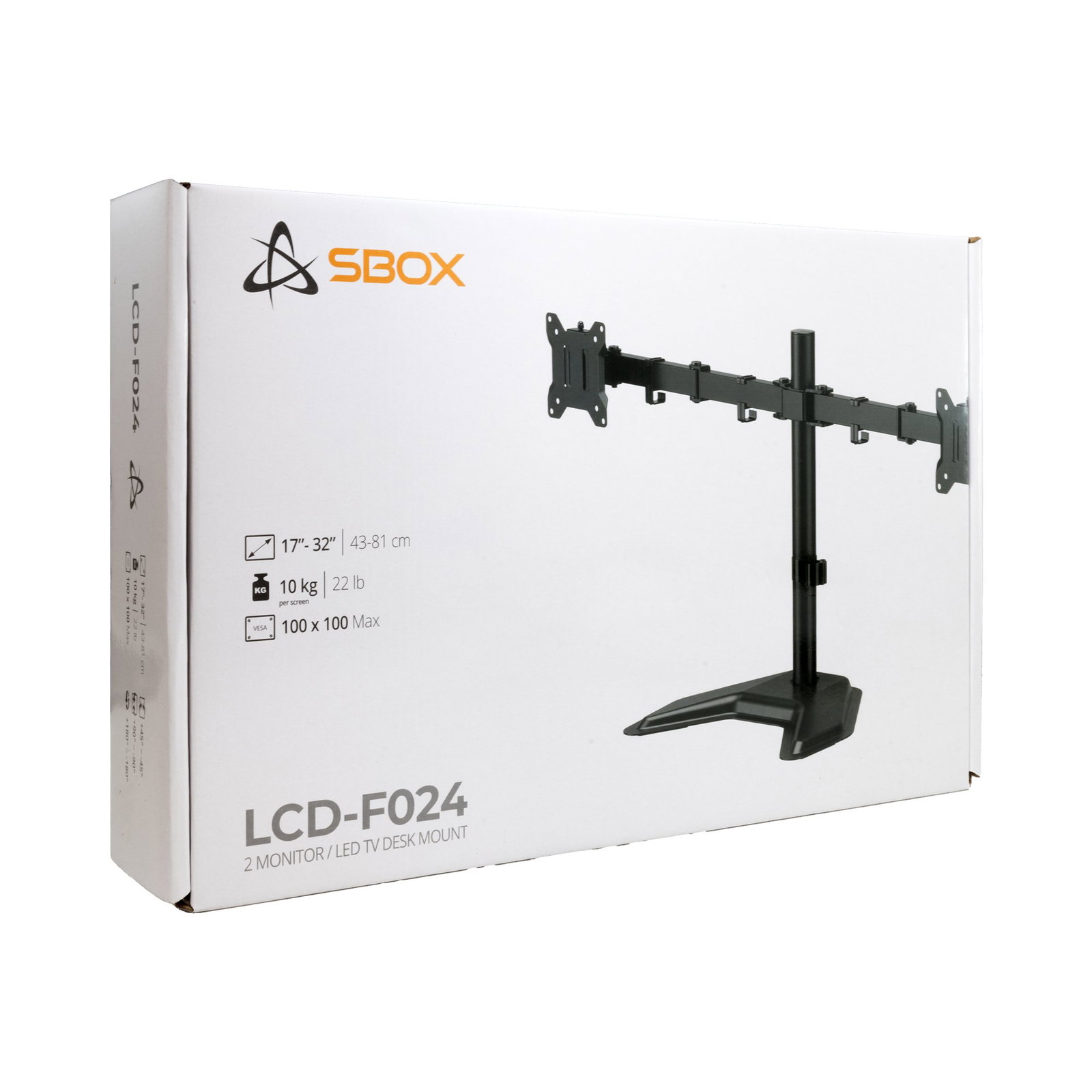 Sbox LCD-F024-3 (17-32/2x10kg/100x100)