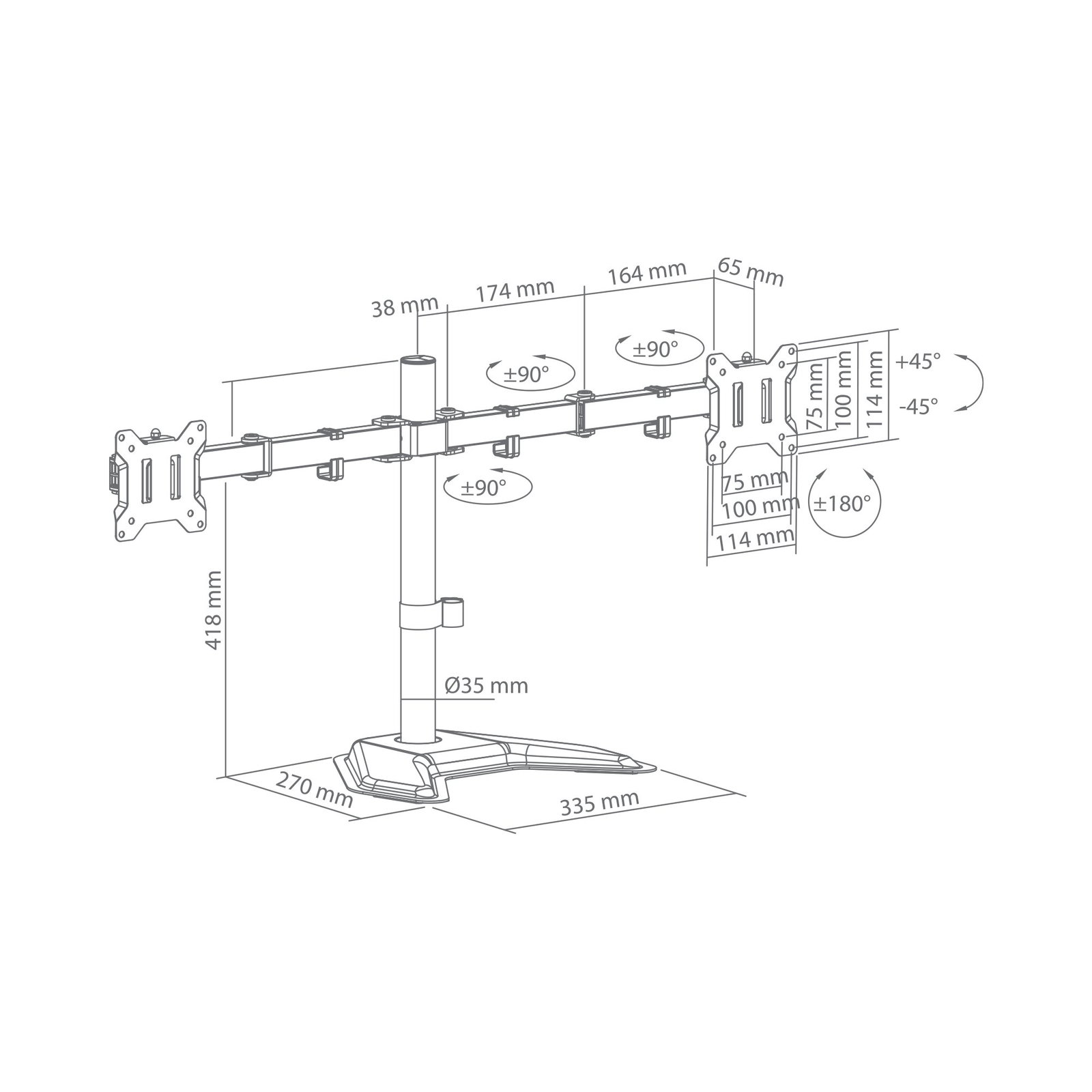 Sbox LCD-F024-3 (17-32/2x10kg/100x100)