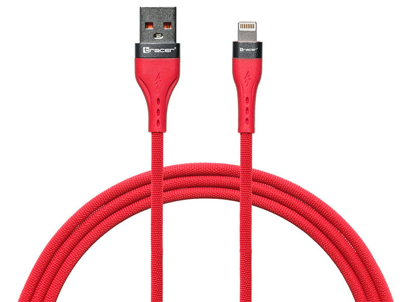 Tracer 47492 USB A - Lightning M/M 1m Cable Red