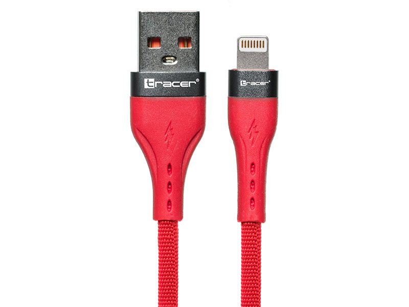 Tracer 47492 USB A - Lightning M/M 1m Cable Red