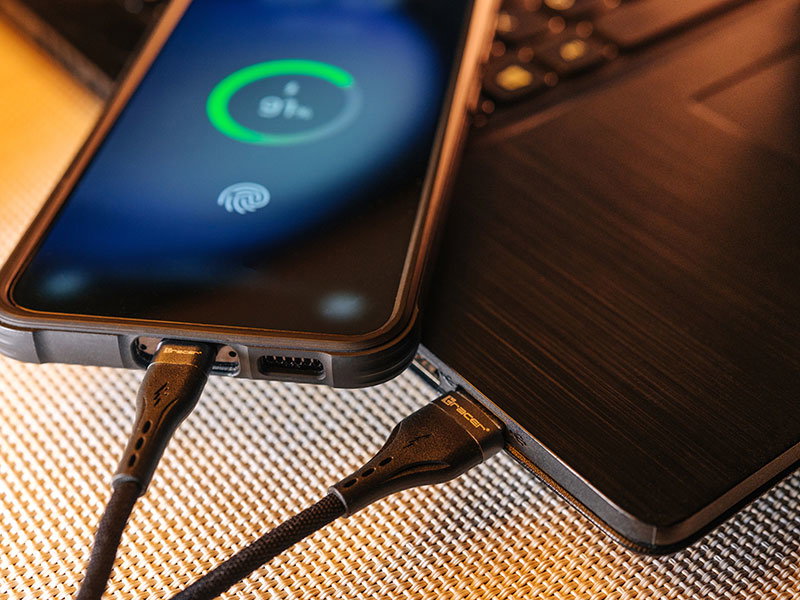 Tracer 47486 USB A - USB C M/M 1m Cable Black