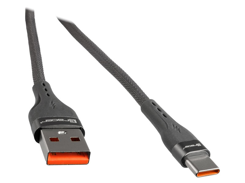 Tracer 47487 USB A - Type C M/M 1m Cable Grey