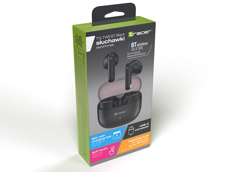 Tracer 47783 T12 TWS BT Black