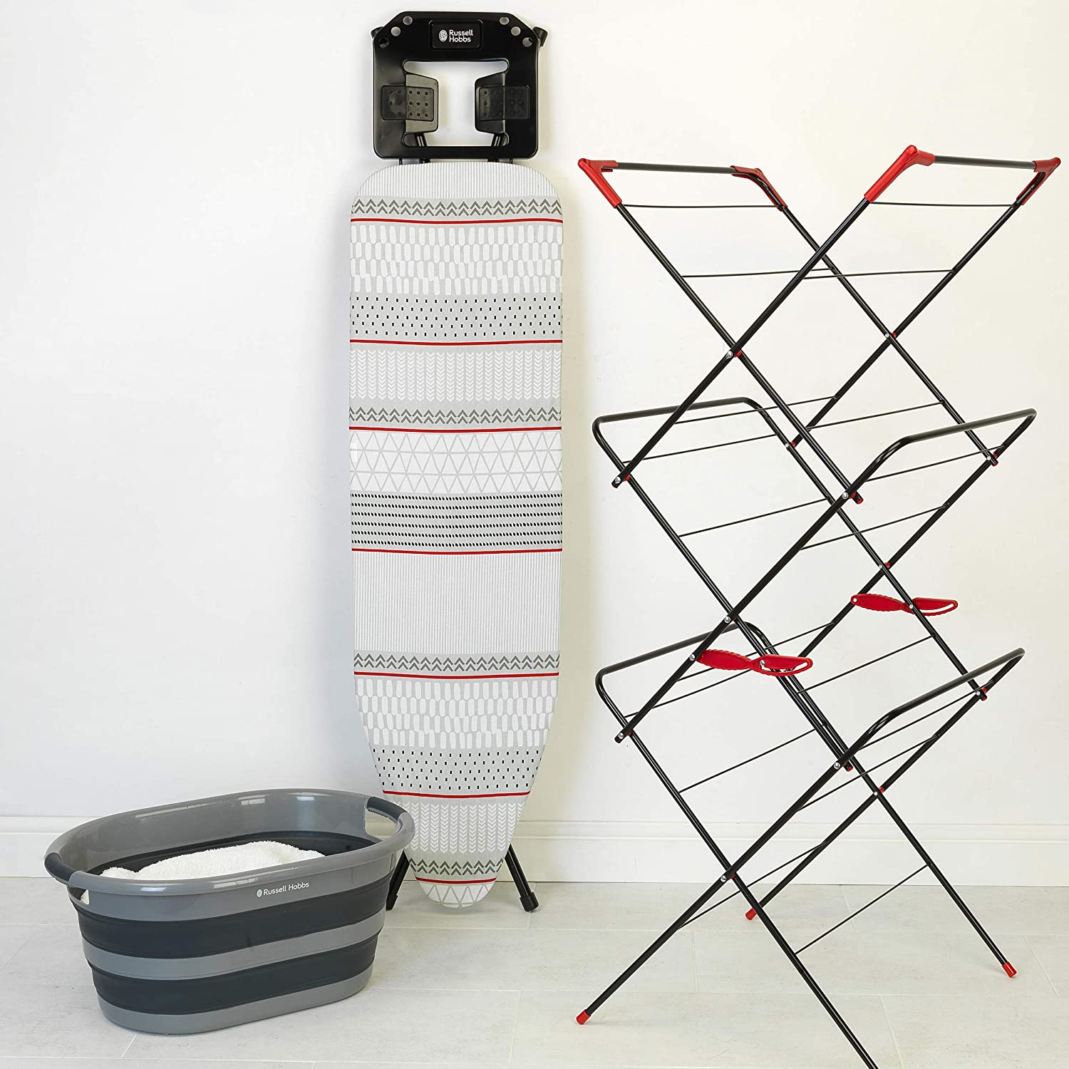 Russell Hobbs LA053879GRYF1EU7 Collapsible laundry basket 27L