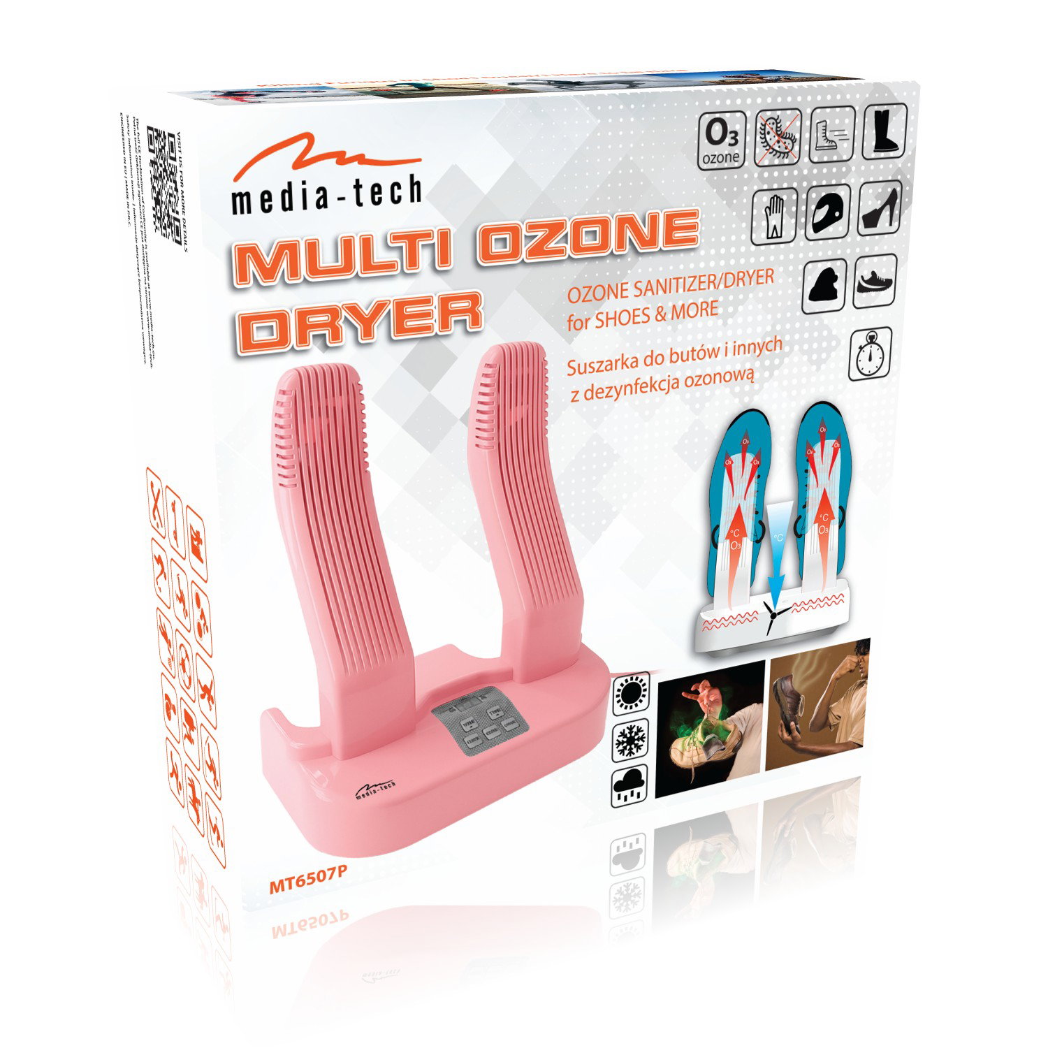 Media-Tech MT6507P Multi Ozone Pro Dryer Pink