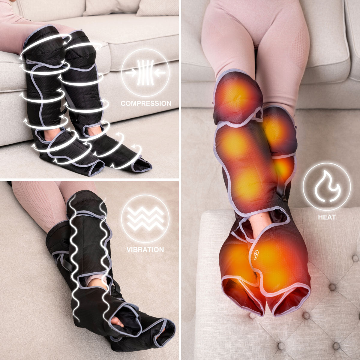 Bodi-Tek Comfort360 Air Compression Half Leg Massager Boot