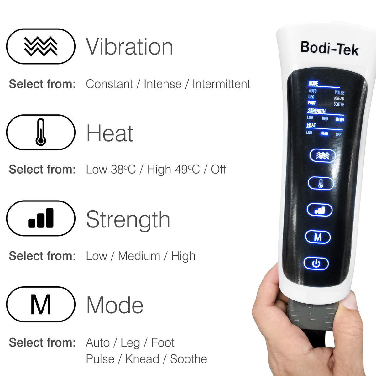 Bodi-Tek Comfort360 Air Compression Half Leg Massager Boot