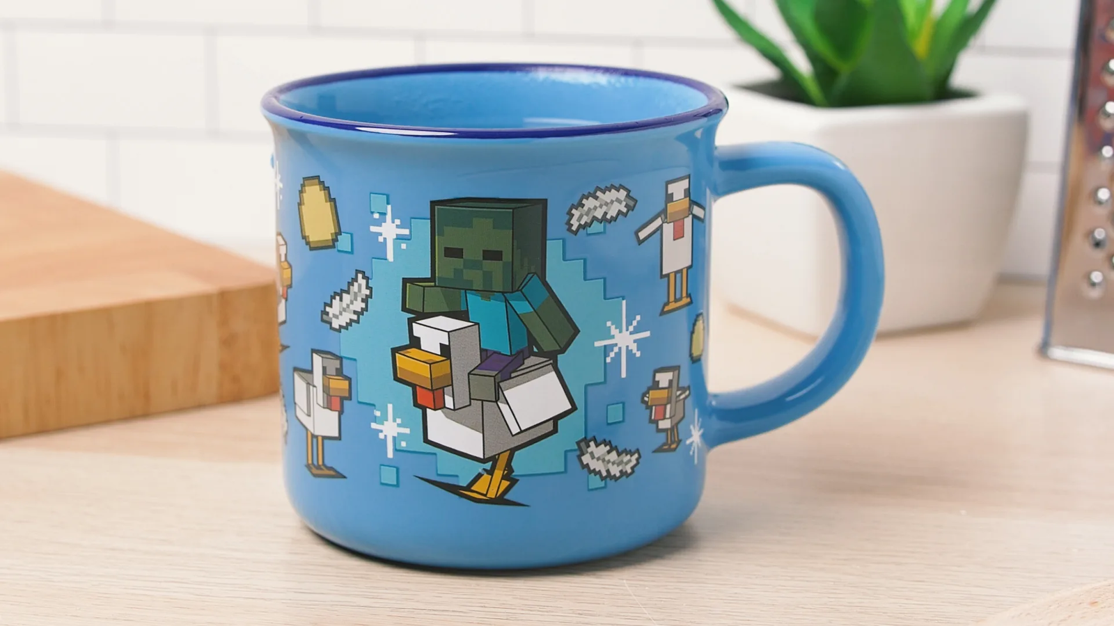 Paladone Minecraft Chicken Jockey Heat Change Mug