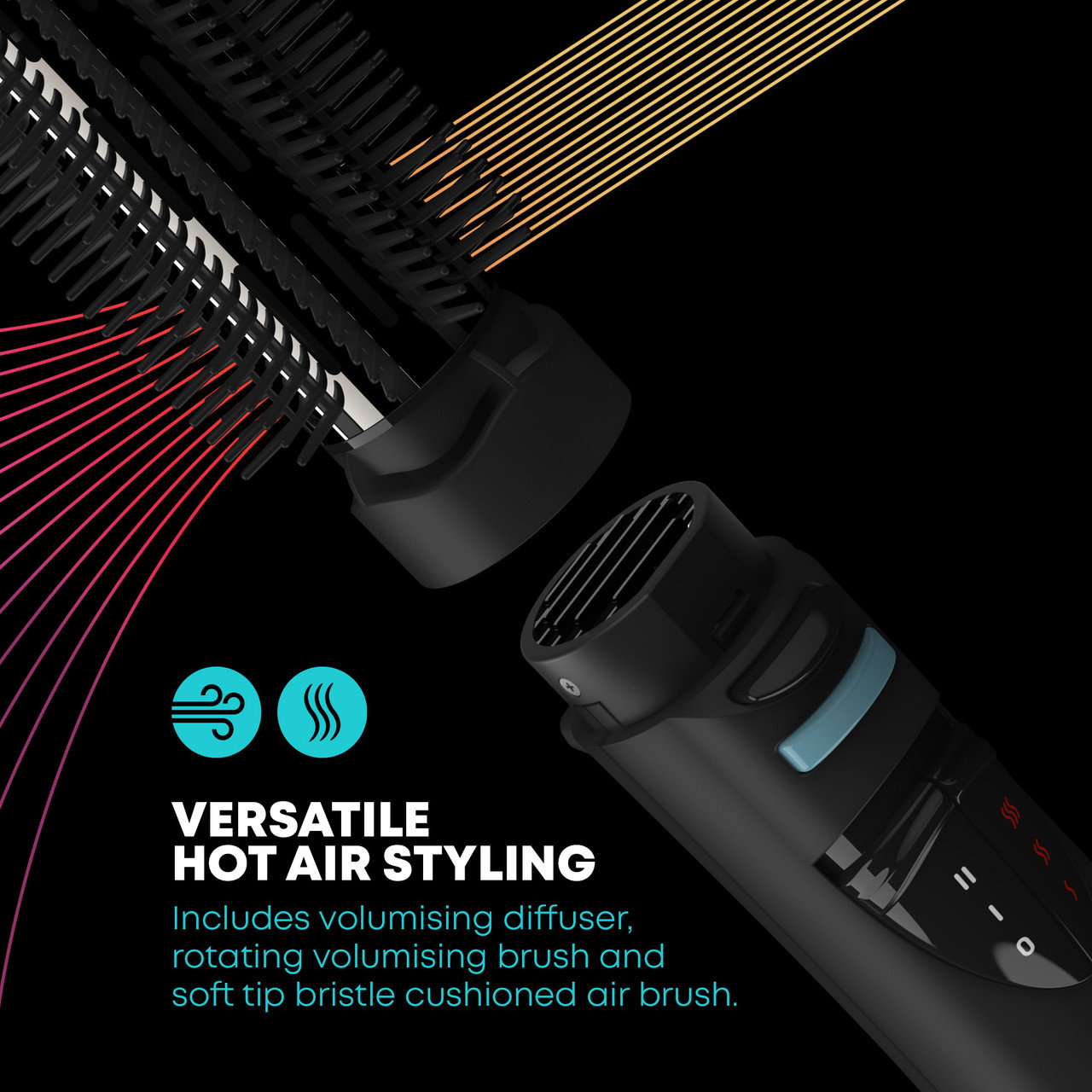 Revamp DR-1250X-EU Progloss Ionic Airstyle 6-in-1 Air Styler