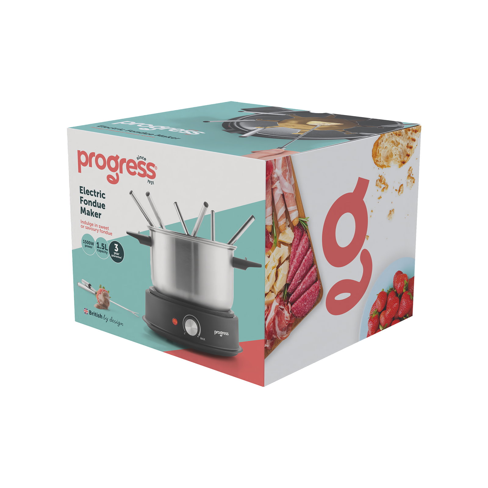 Progress EK6675PVDE Electric Fondue Maker