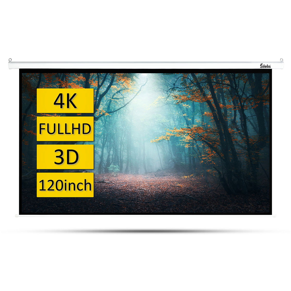 Silelis Electric Screen 203x152 cm ESE-1