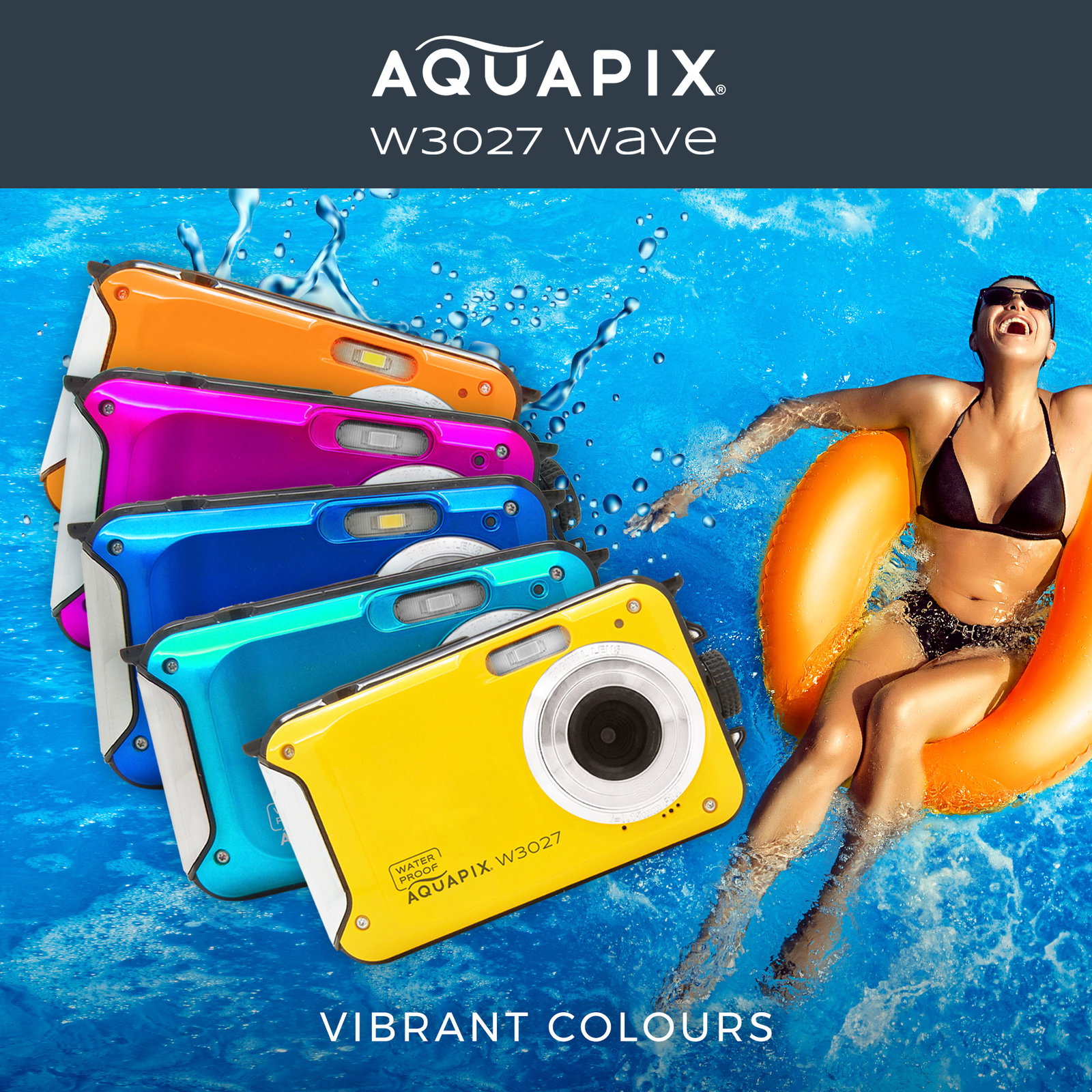 Easypix Aquapix W3027 Wave Yellow 10032